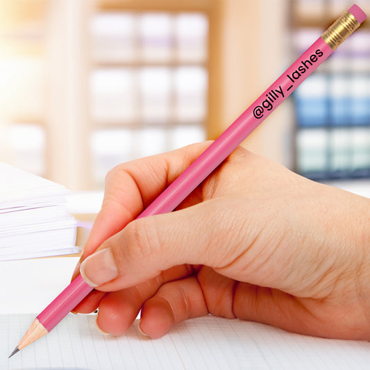 Personalised Pencil - Business - Pink