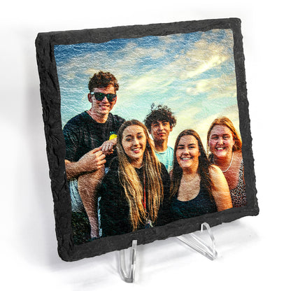 Personalised Photo Square Slate Tile - 100mm