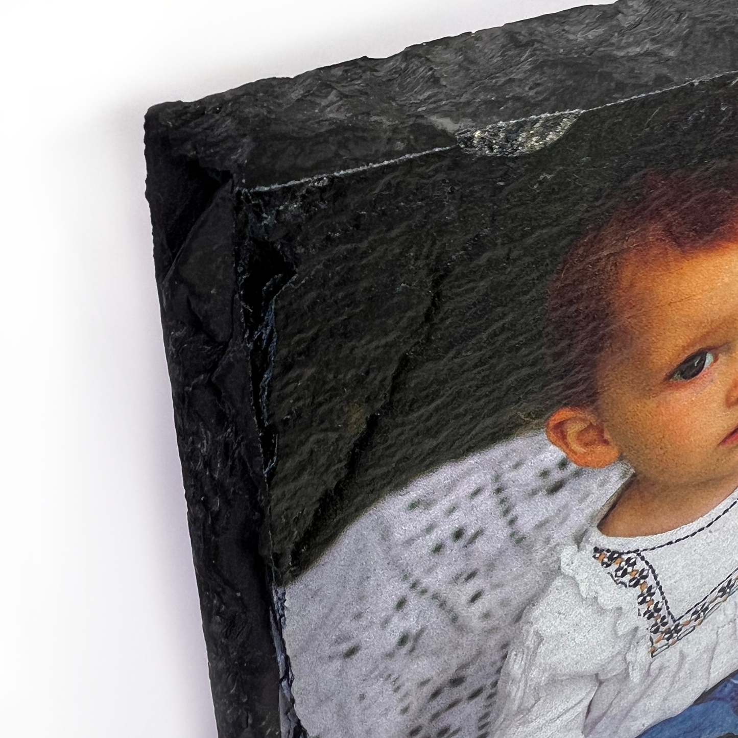 Personalised Photo Square Slate Tile - 100mm