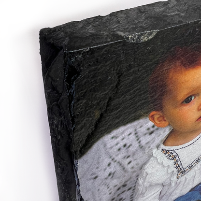 Personalised Photo Square Slate Tile - 100mm