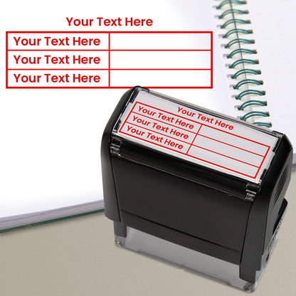 Personalised Table Stamper - 59 x 21mm