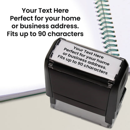 Personalised Text Only Stamper - 58 x 22mm