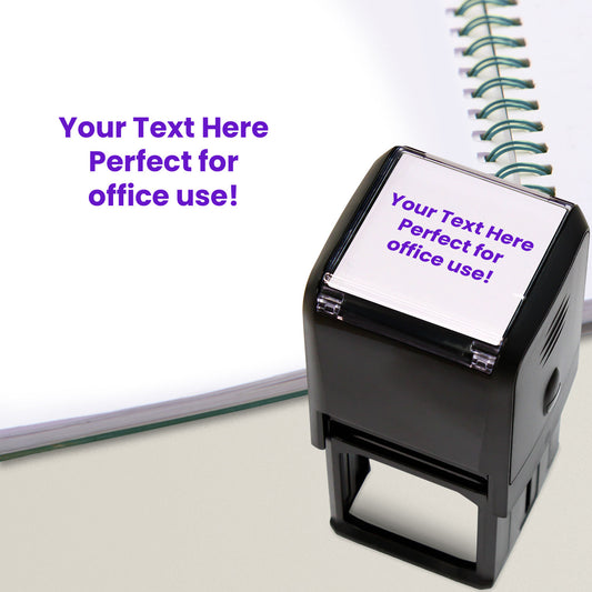 Personalised Text Only Stamper - 40mm