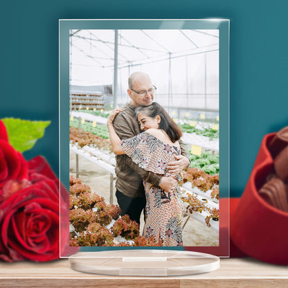 Personalised Photo Upload Plaque - Valentine's Day - 140mm X 100mm