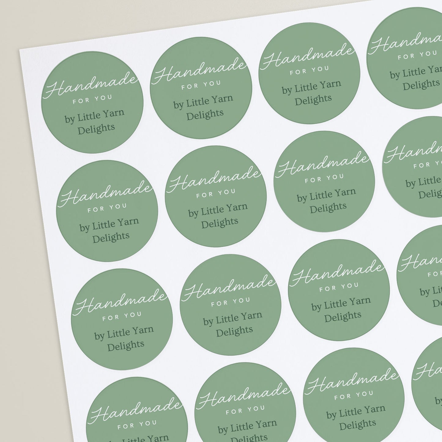 35 Design Your Own Business Stickers - 37mm