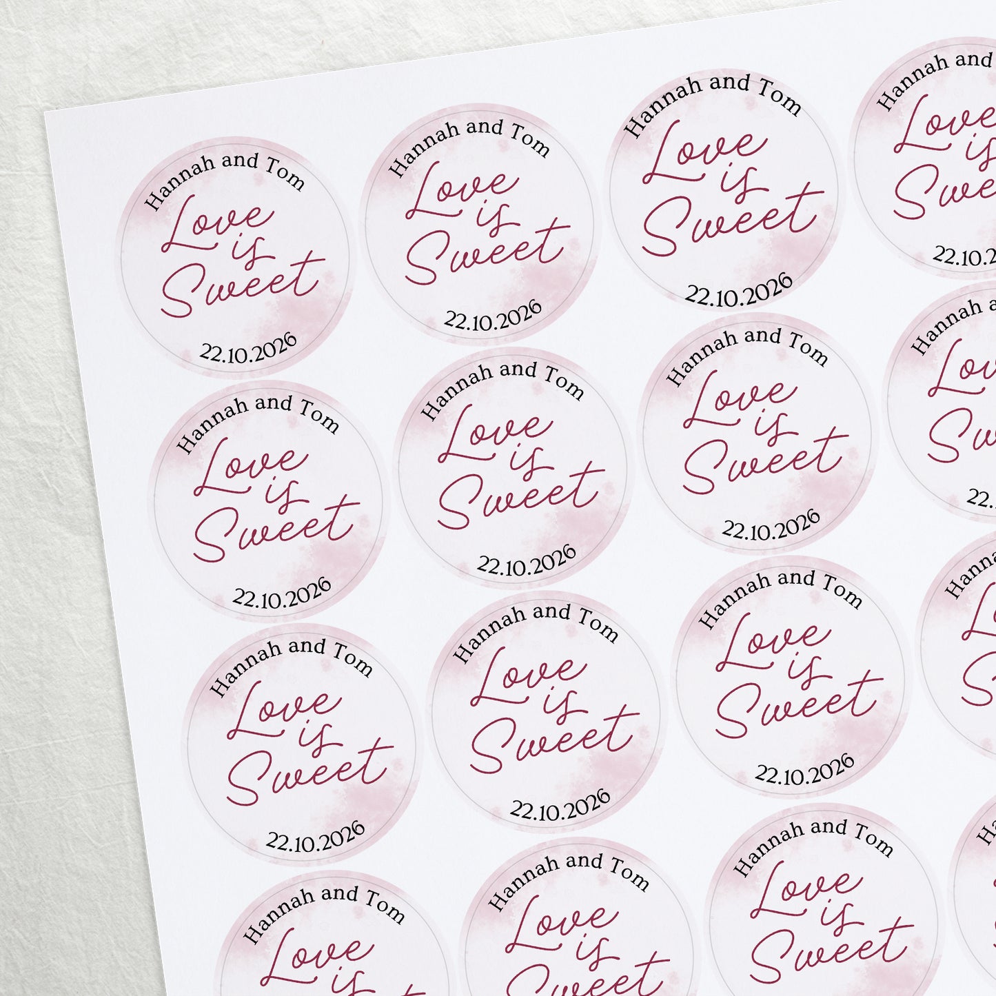 35 Design Your Own Sweet Bag Stickers - 37mm