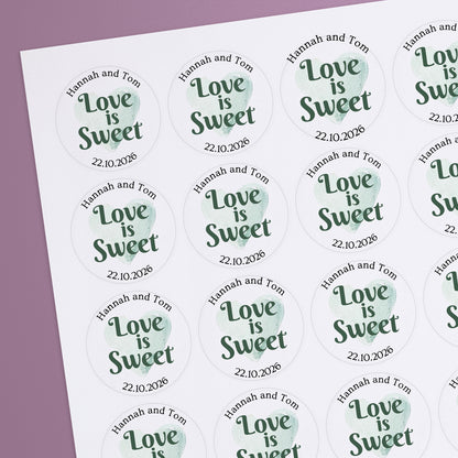 35 Design Your Own Sweet Bag Stickers - 37mm