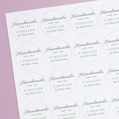 35 Design Your Own Business Stickers - 37mm