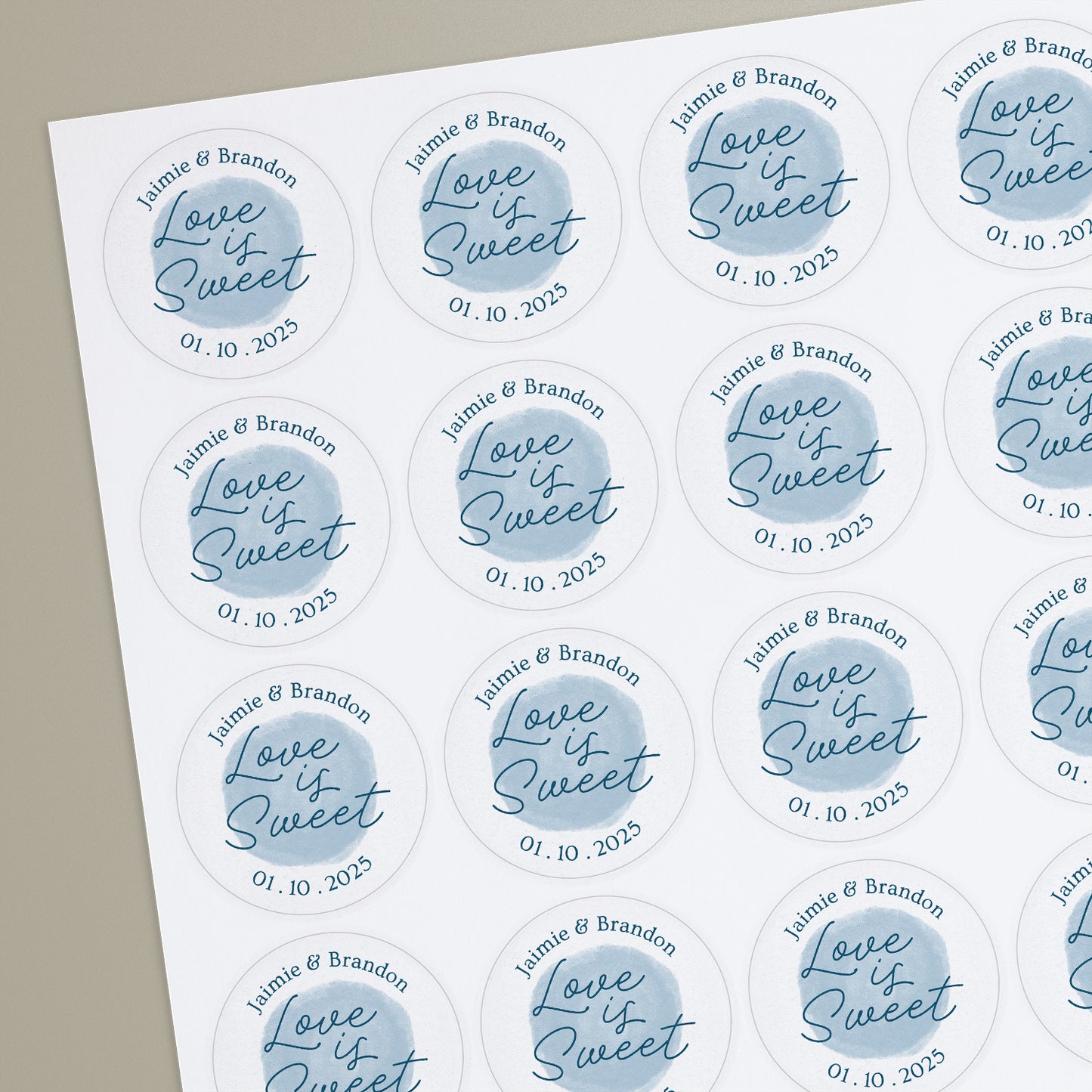 35 Design Your Own Sweet Bag Stickers - 37mm