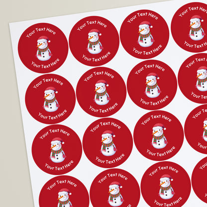 35 Design Your Own Christmas Stickers for Your Business - 37mm