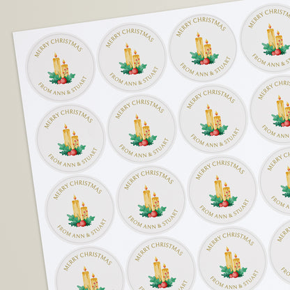 35 Design Your Own Christmas Stickers for Your Business - 37mm