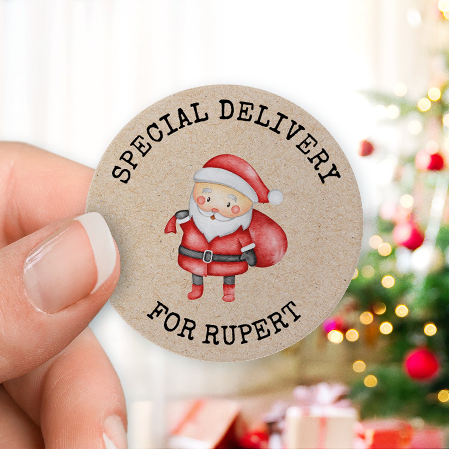 35 Design Your Own Christmas Stickers for Your Business - 37mm