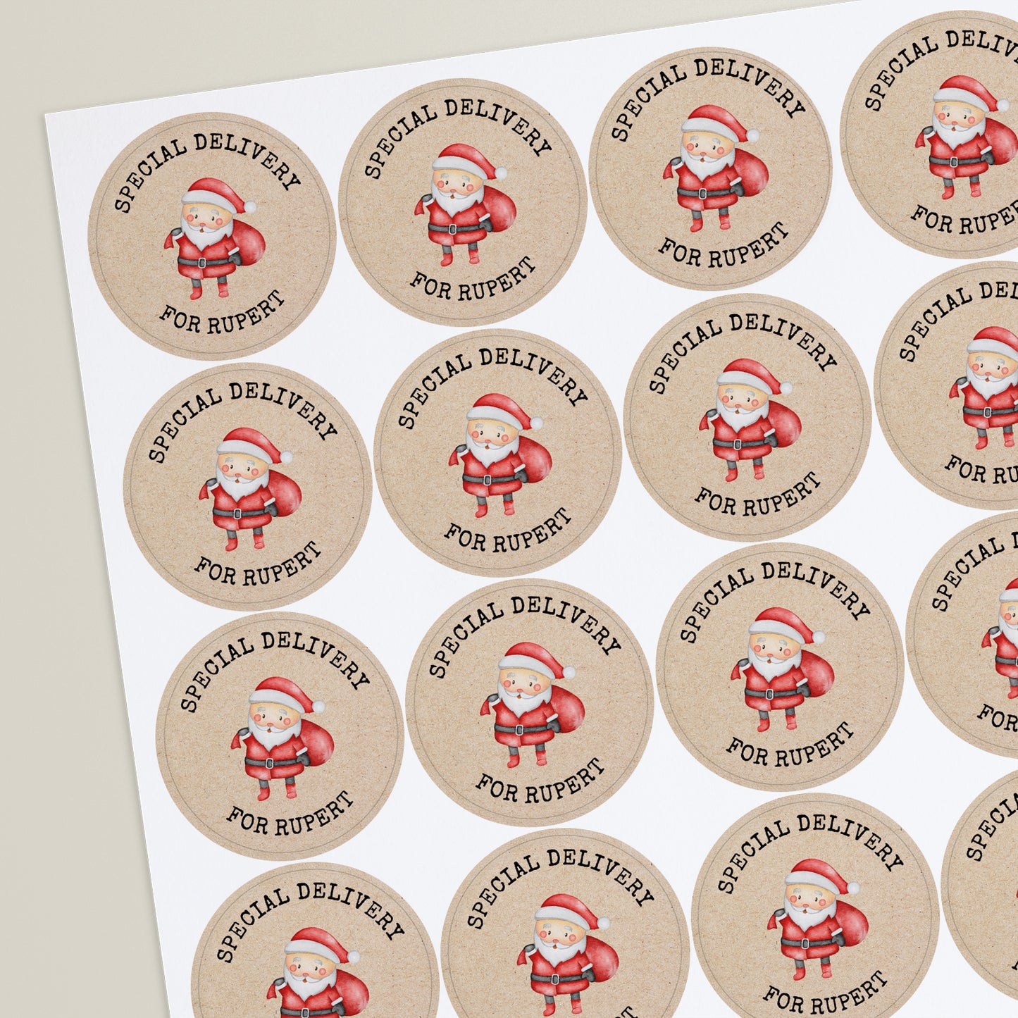 35 Design Your Own Christmas Stickers for Your Business - 37mm