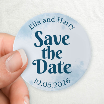 20 Design Your Own Save The Date Stickers - 45mm