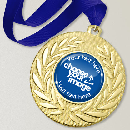 10 Design Your Own Medals - Gold