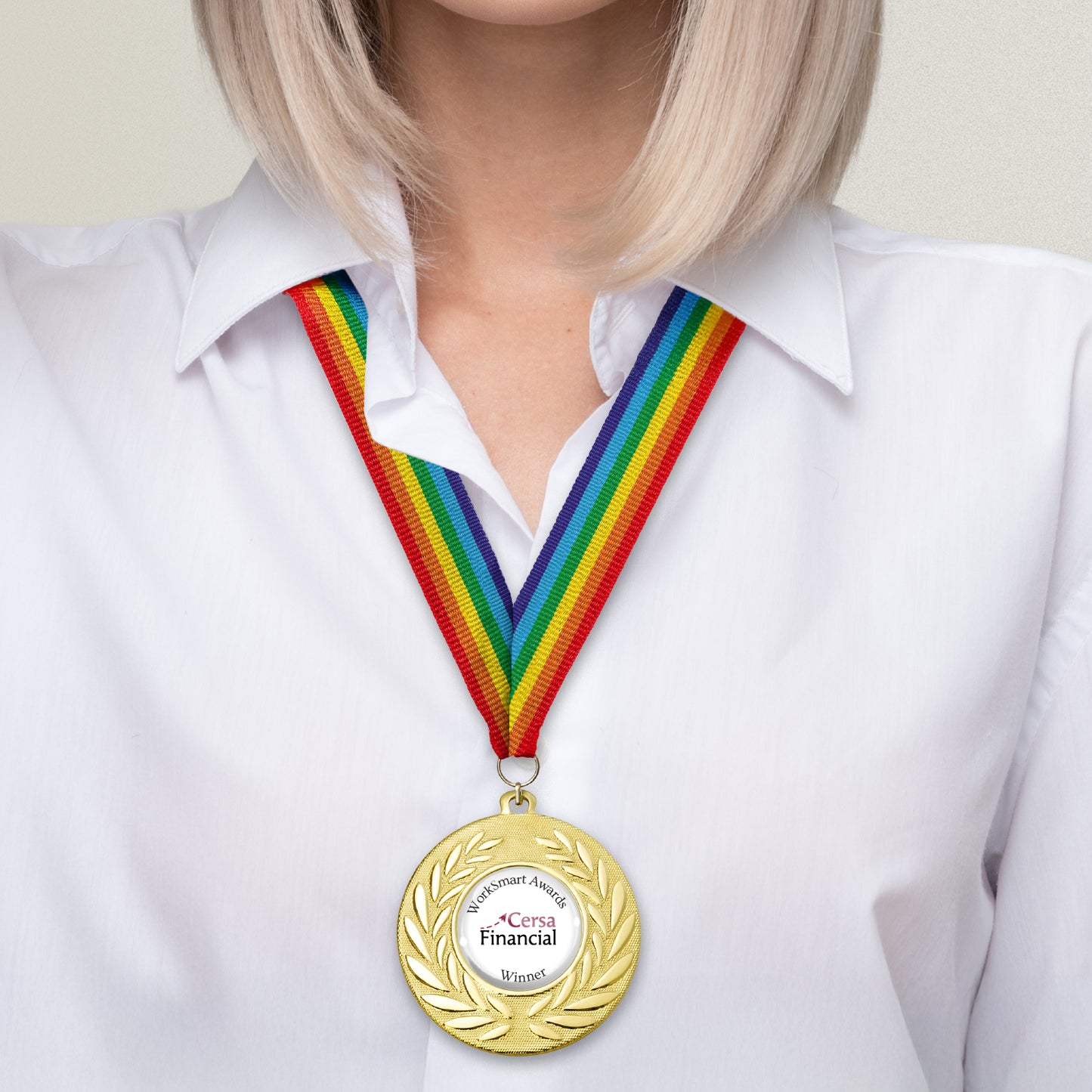 10 Design Your Own Medals - Gold