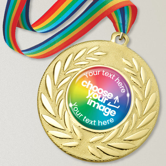 10 Design Your Own Medals - Gold