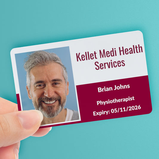 Upload Your Own Image ID Card - Healthcare