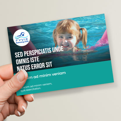 Personalised Upload Promotional Card - Horizontal - A6