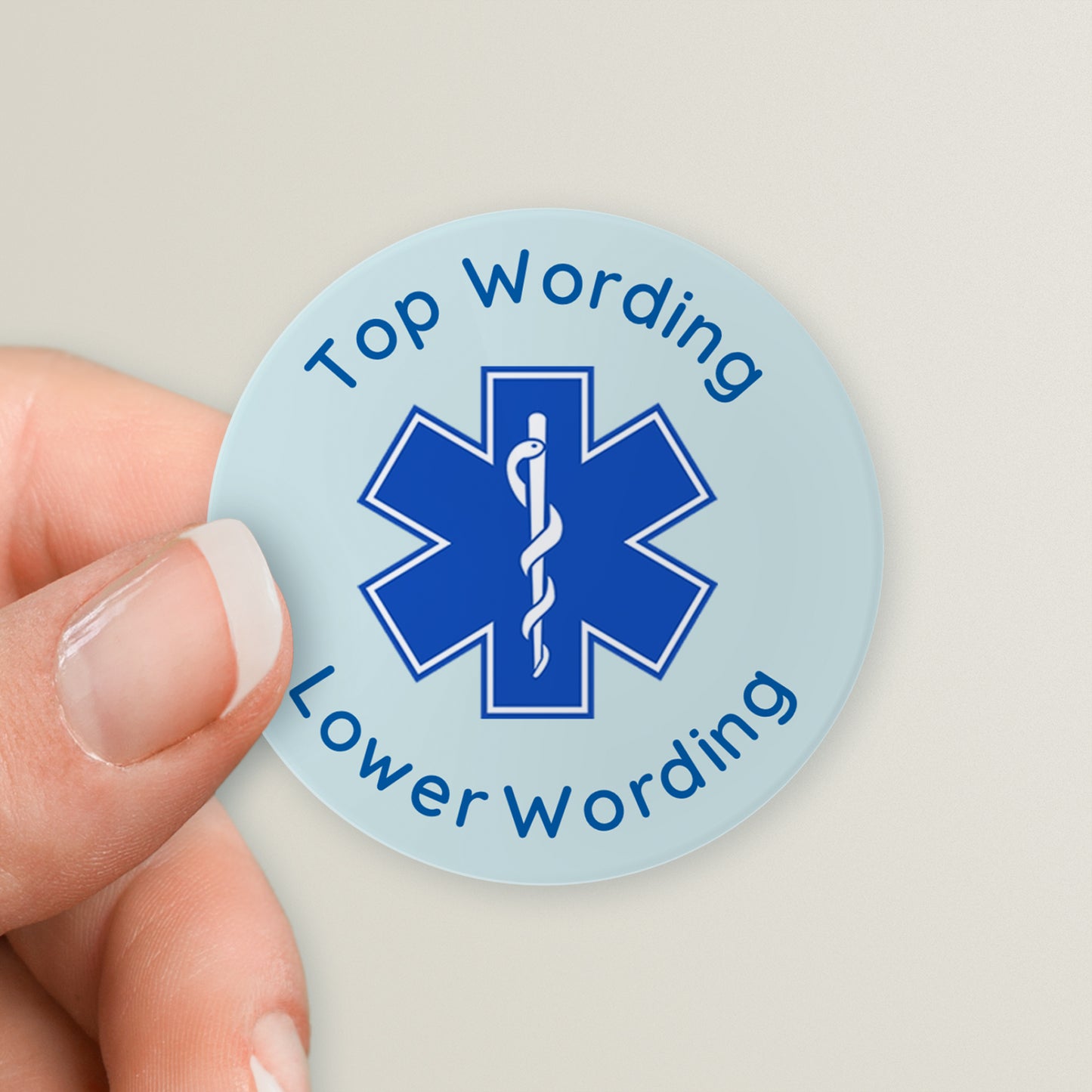 35 Design Your Own Stickers for Paramedics - 37mm