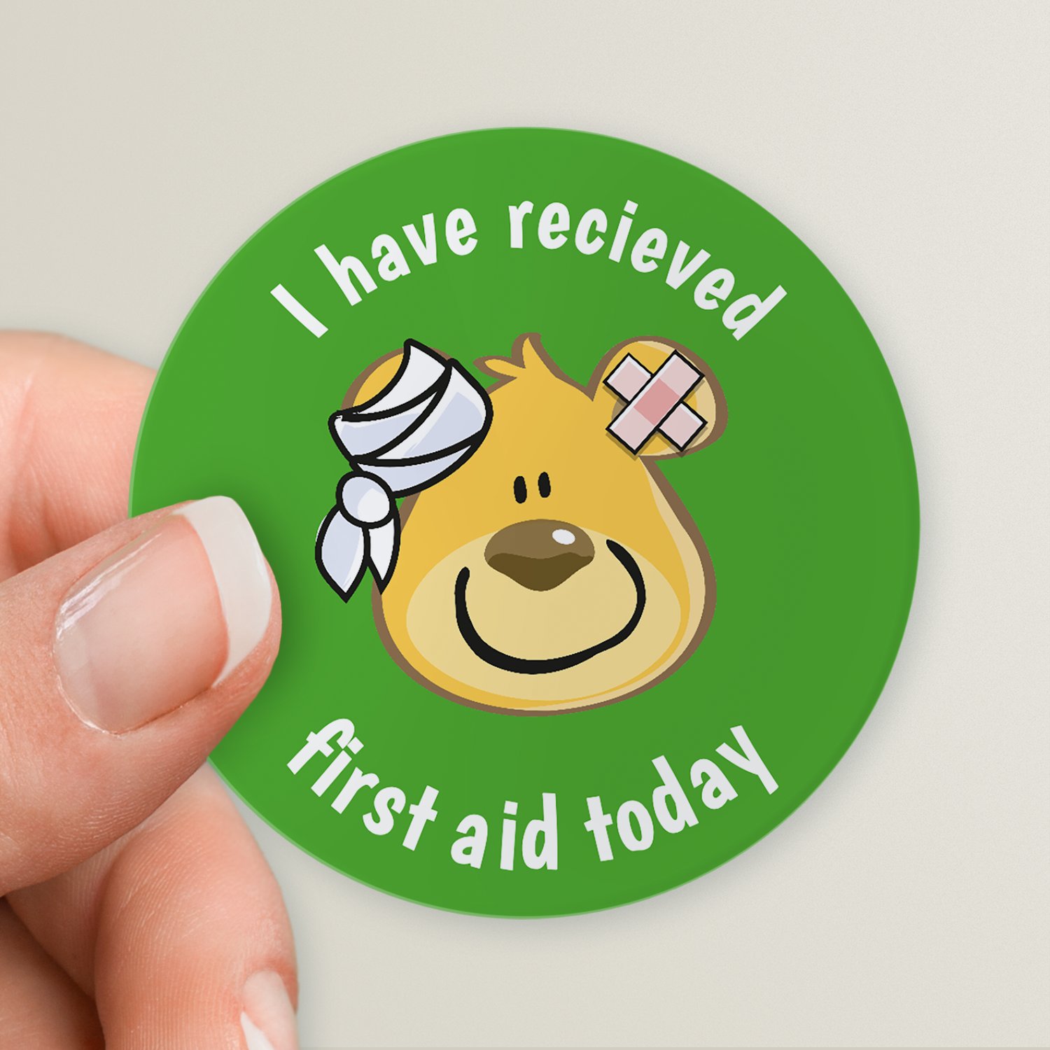 Design Your Own First Aid Stickers | 45mm | PTS Personalised