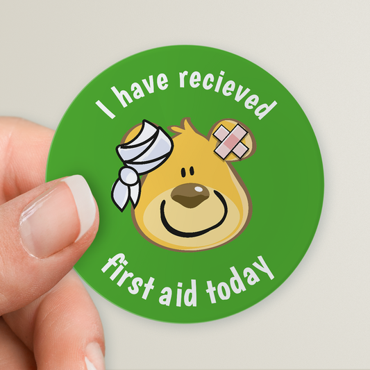 20 Design Your Own First Aid Stickers - 45mm