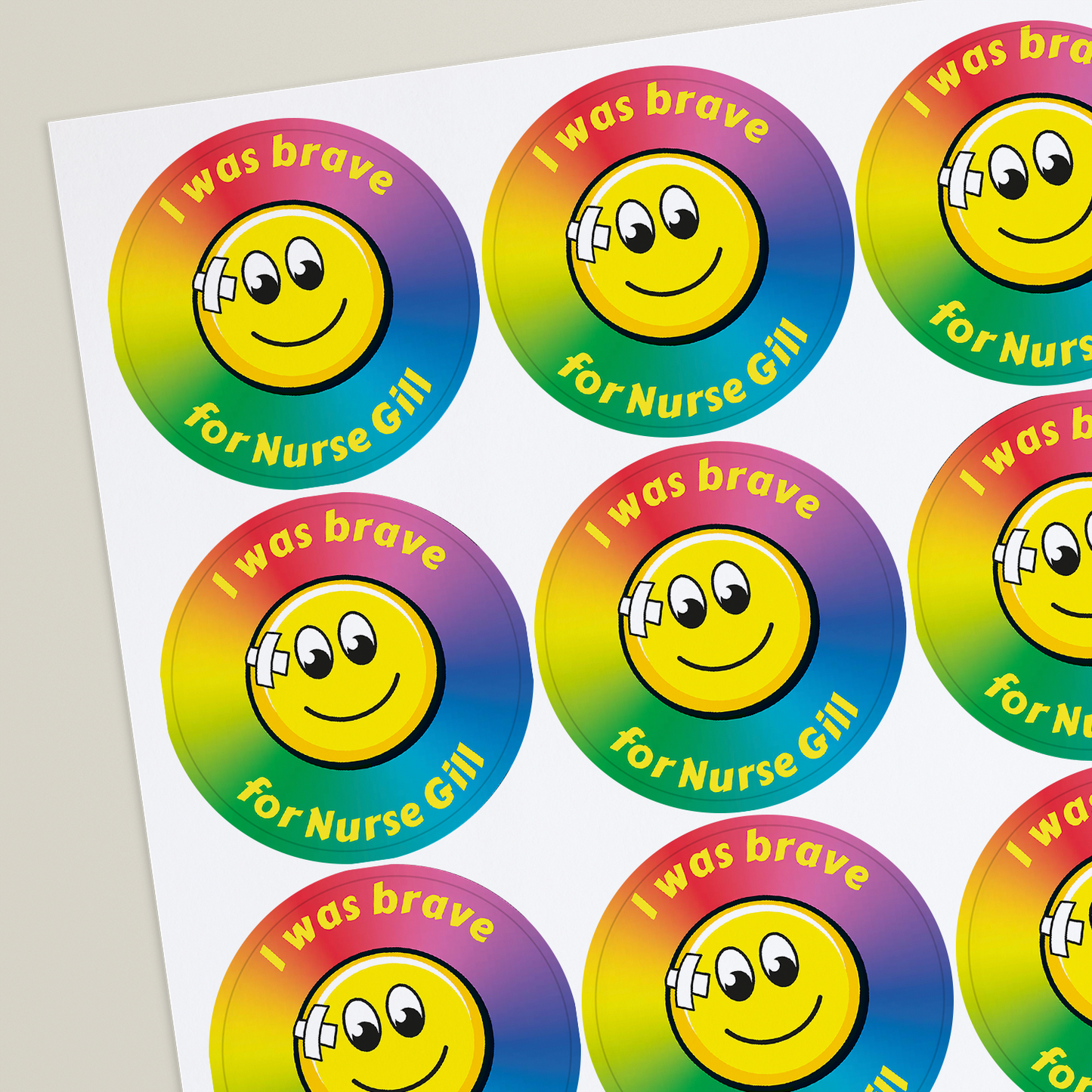 20 Design Your Own Stickers for Nurses - 45mm