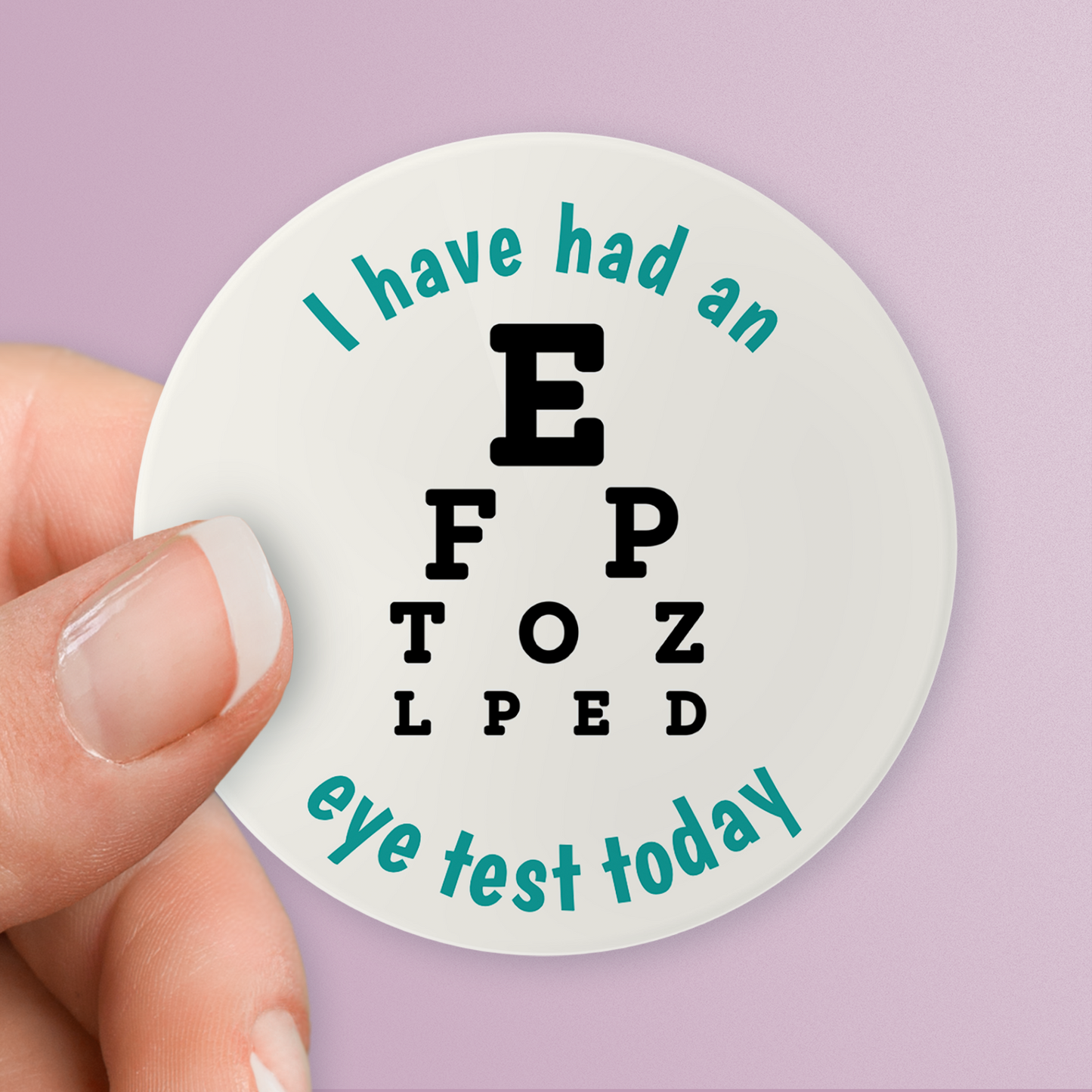 20 Design Your Own Stickers for Opticians - 45mm